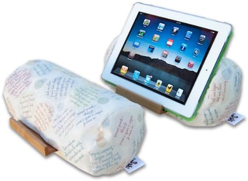 Lap Log - Soft Beanbag Tablet Stand - Mom Quotes - Perfect for Tablets of All Sizes Plus eReaders and Smartphones. Adjustable to Any Angle and Stable on All Surfaces. Ranked Highest on Amazon in Customer Satisfaction. Made in the USA from Sustainable Materials.