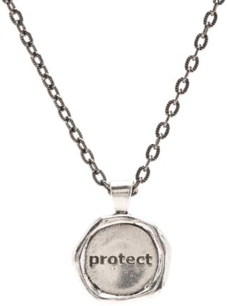 Whitney Howard "Hamsa Protect" Wax Seal Necklace