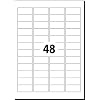 Sigel LA315 Adress-Etiketten, wei�, (Ink/Laser/Copy), abgerundete Ecken, 45,7 x 21,2 mm (auf DIN A4-B�gen), 1200 Etiketten = 25 Blatt