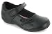 Lulu Too "Cyrah" Girls Coated Leather School Shoes - Black