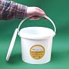 5.6 Litre Fermentation Vessel / Bucket / Bin with grommet & airlock