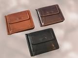 Produkt-Bild: Geldb&ouml;rse Portemonnaie Geldbeutel mit Dollarclip echt Leder schwarz braun oder cognac Neu Geschenkset + Greenland Nature Schl&uuml;sselanh&auml;nger