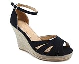 STRAPPY STACKED WEDGE