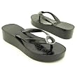 New BCBGirls Flap Black 10 Womens Sandals $30