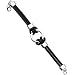 Black Imitation Leather Ring Circle Bracelet