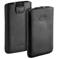 Original t-case Tasche aus echtem Leder und neuem Verschlussmechanismus f�r Ihr Nokia Lumia 800 inkl. dem Original YAYAGO Clean-Pad