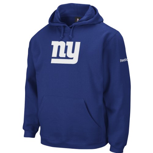 NFL Men's New York Giants Grey End Zone Playbook Hood (Grey, X-Large)