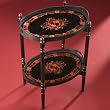 Two Tier Oval End Table