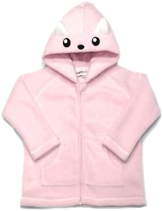 Crazyheads Kids Pink Cat Hoodie, X-Small