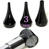 60 Count - Dr Mom 3 mm Disposable Otoscope Specula - Premium Quality