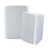 Pinnacle Speakers One pair of Atlantis06 Indoor/Outdoor Speakers - White (Atlantis 06)