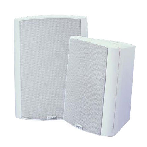 Pinnacle Speakers One pair of Atlantis06 Indoor/Outdoor Speakers - White (Atlantis 06)