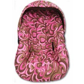The Bumble Collection Infant Carrier Cover in Pink Pucci