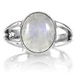 Inspired by Twilight: Bella's Moonstone Ring - 925 Sterling Silver, 5 Carat