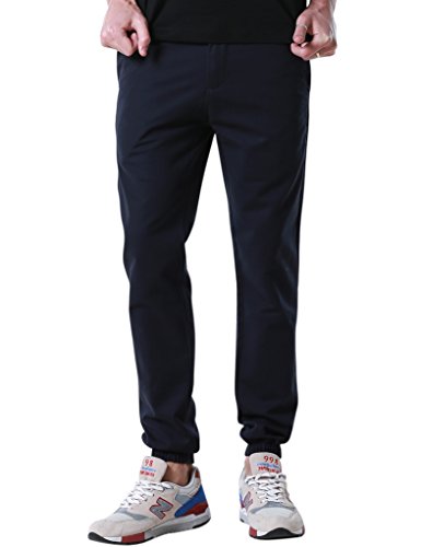 Match Men's Slim Tapered Fit Banded Ankle Jogger Pant #8061