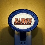 NCAA Illinois Illini Art-Glass Nightlight