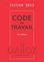Code du travail 2013