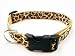 Large Natural Leopard Dog Collar: 1