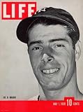 Yankee Slugger Joe Dimaggio by Carl Mydans. Size 8.00 X 10.00