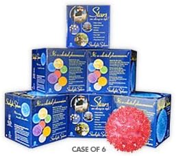 Bulk 6 Pack- 10" Mega Hanging Starlight Sphere - 150 Lights - Pink