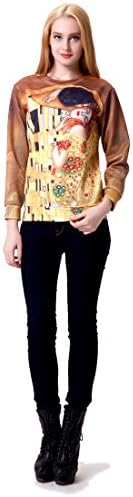 Unisex Sneak Galaxy The Kiss and the Soul Sweatshirt 3D T Shirts