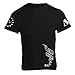 Born, Bred, Freedom Fed Whiskey Label Style Mens T-Shirt - American Warrior Collection X-Large Black