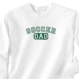 Soccer Dad (Banner) Long Sleeve T-Shirt (Design on Front)