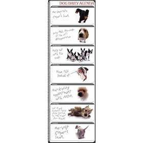 Dog Daily Agenda by Yoneo Morita Poster Print, 12x36