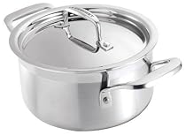 Le Creuset Trivita Stainless Steel Deep Casserole, 18 cm