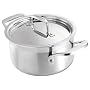 Le Creuset Trivita Stainless Steel Deep Casserole, 18 cm