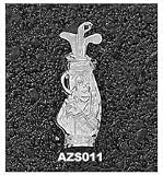 Arizona State Sun Devils Sparky Golf Bag Pendant - Sterling Silver Jewelry