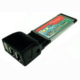 Cables Unlimited 2 Firewire/1 USB 34mm ExpressCard (IOC5800)