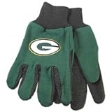 McArthur Sports Green Bay Packers NFL Two Tone Gloves