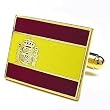 Spanish Flag Cufflinks - National/State Pride Formal Wear - Cufflinks