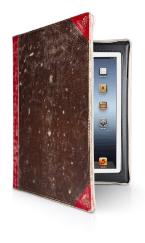 Twelve South BookBook for iPad - Vintage leather case for 2nd, 3rd, and 4th generation iPad (vibrant red)