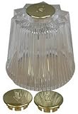 Lasco HC-247MB Plastic Material Large Windsor Handle with Hot, Cold and Diverter Buttons, Polished Brass for Price Pfister Brand