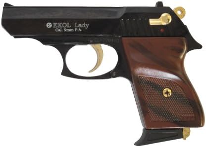 Vcombat Black with Gold Fittings - Top Firing Blank Replica Gun