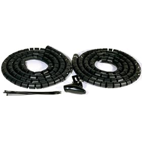 Philex - 27450R -  Deluxe Cable Tidy Pack - 2 by 2 Meters Black Cable Sheaths