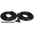 Philex - 27450R -  Deluxe Cable Tidy Pack - 2 by 2 Meters Black Cable Sheaths