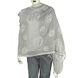 Rectangular Paisley Weaving Wool Scarf Handmade in India