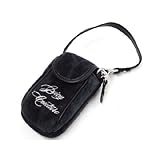 NEW AUTHENTIC JUICY COUTURE VELOUR CELL PHONE CASE (Black) NEW AUTHENTIC JUICY COUTURE VELOUR CELL PHONE CASE (Black)