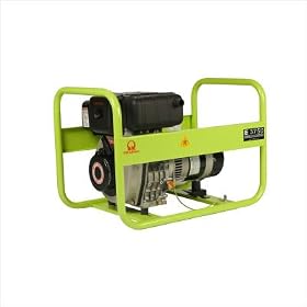Pramac 04601 E 3750 ALT 3750 Watt Portable Diesel Generator with Manual Start