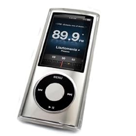 5G Crystal Clear Case Hard Cover for New Apple iPod Nano with Camera 5th Generation 8GB & 16GB