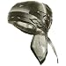 Flame Series Head Wraps-Tank Flame Silver