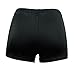 COCOSHIP Black Women's Solid Boy-Leg Bikini Bottom Front Lined Boy Short 16(FBA)