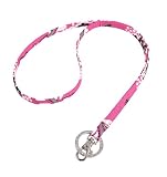 Vera Bradley Lanyard in Priscilla Pink