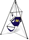 Michigan Wolverines Hammock Chair with Tripod Stand
