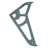 CF Tail Rotor Fin, Blue: T-Rex 450