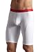 Cotton stretch cycle short engineered with moisture wicking technology.