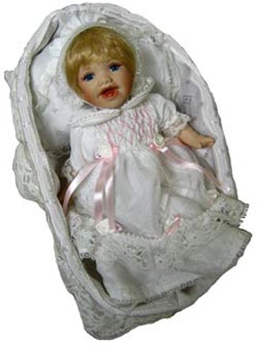 See image Infant Baby Doll in Bassinet [GD23 09C252P]